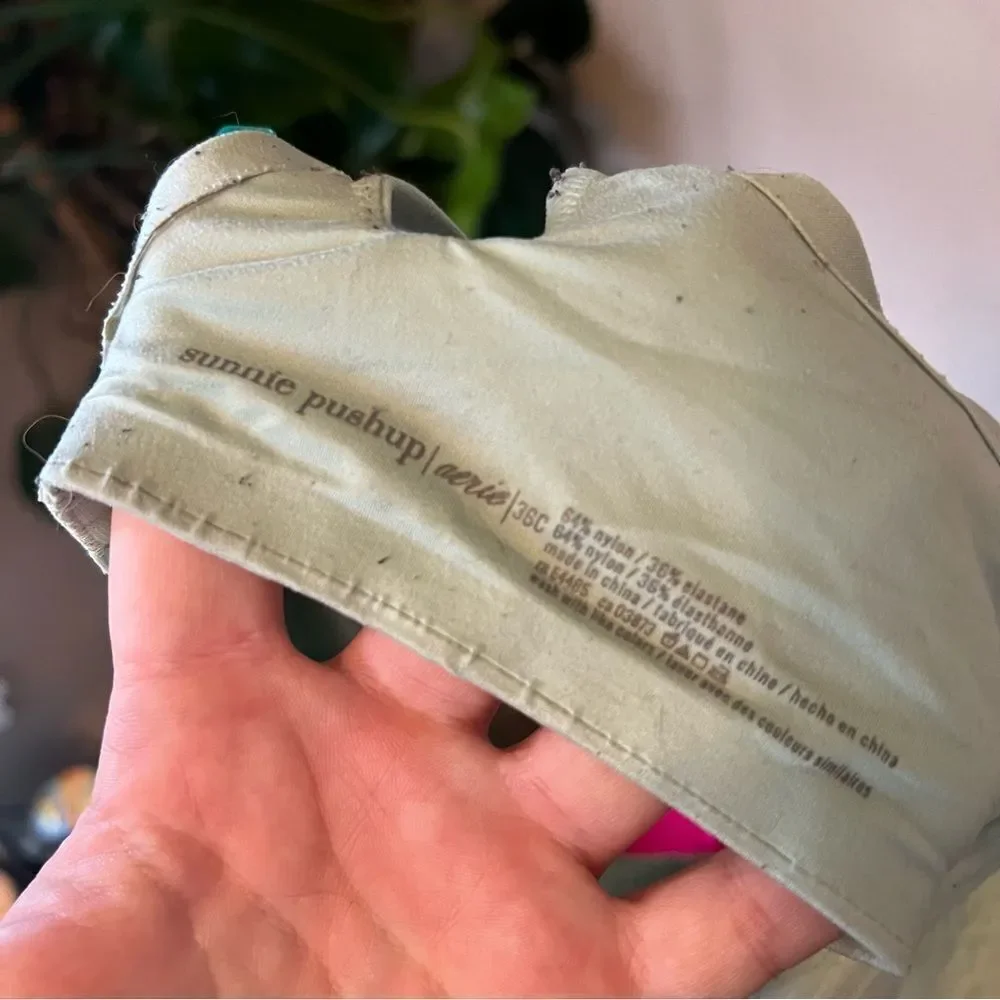 Aerie Bra Bundle Tan, Pink, and Mint